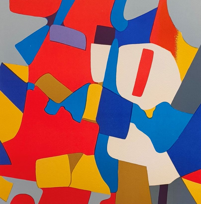 Roland Bierge. Lithographie signée et numérotée.