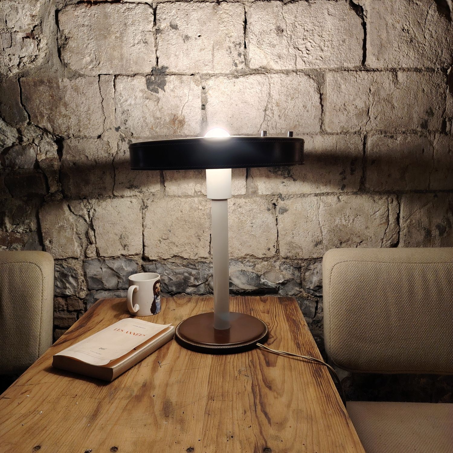 Desk Lamp “Leather”, KALFF, Philips