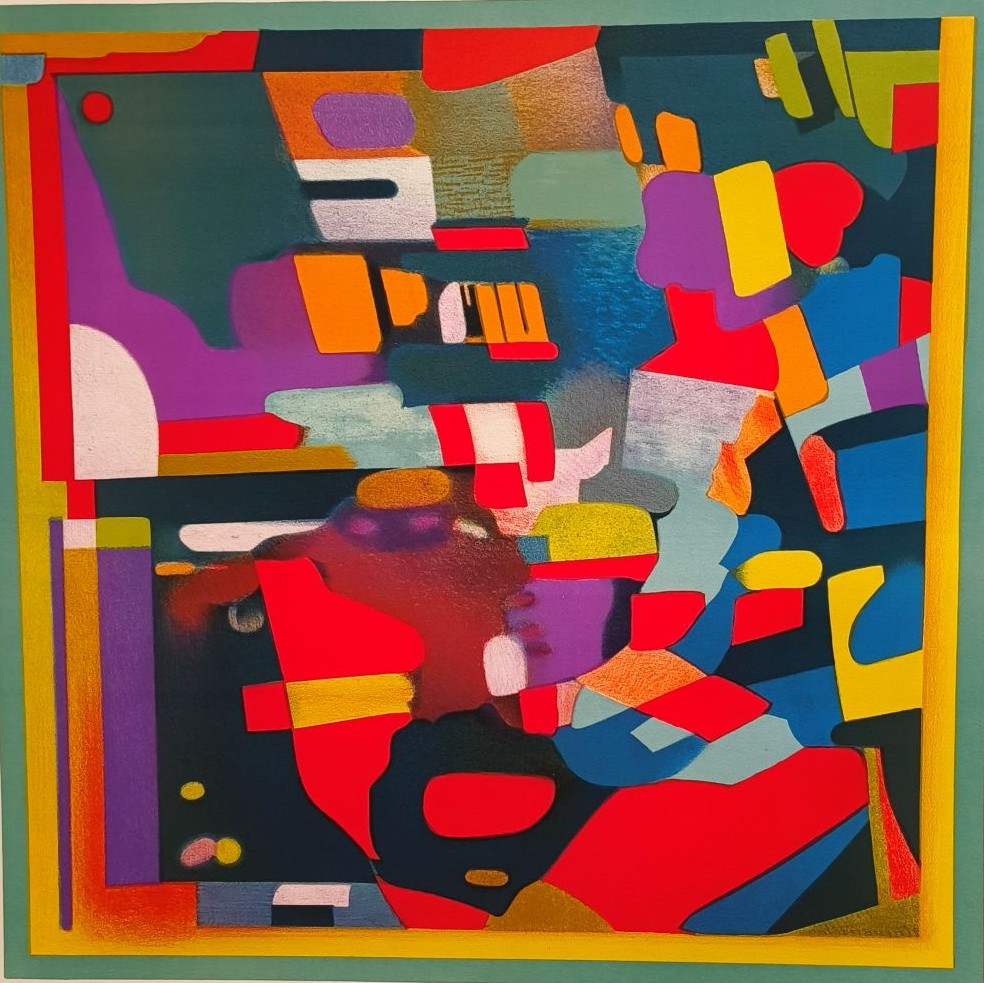 Roland Bierge. Lithographie signée et numérotée.