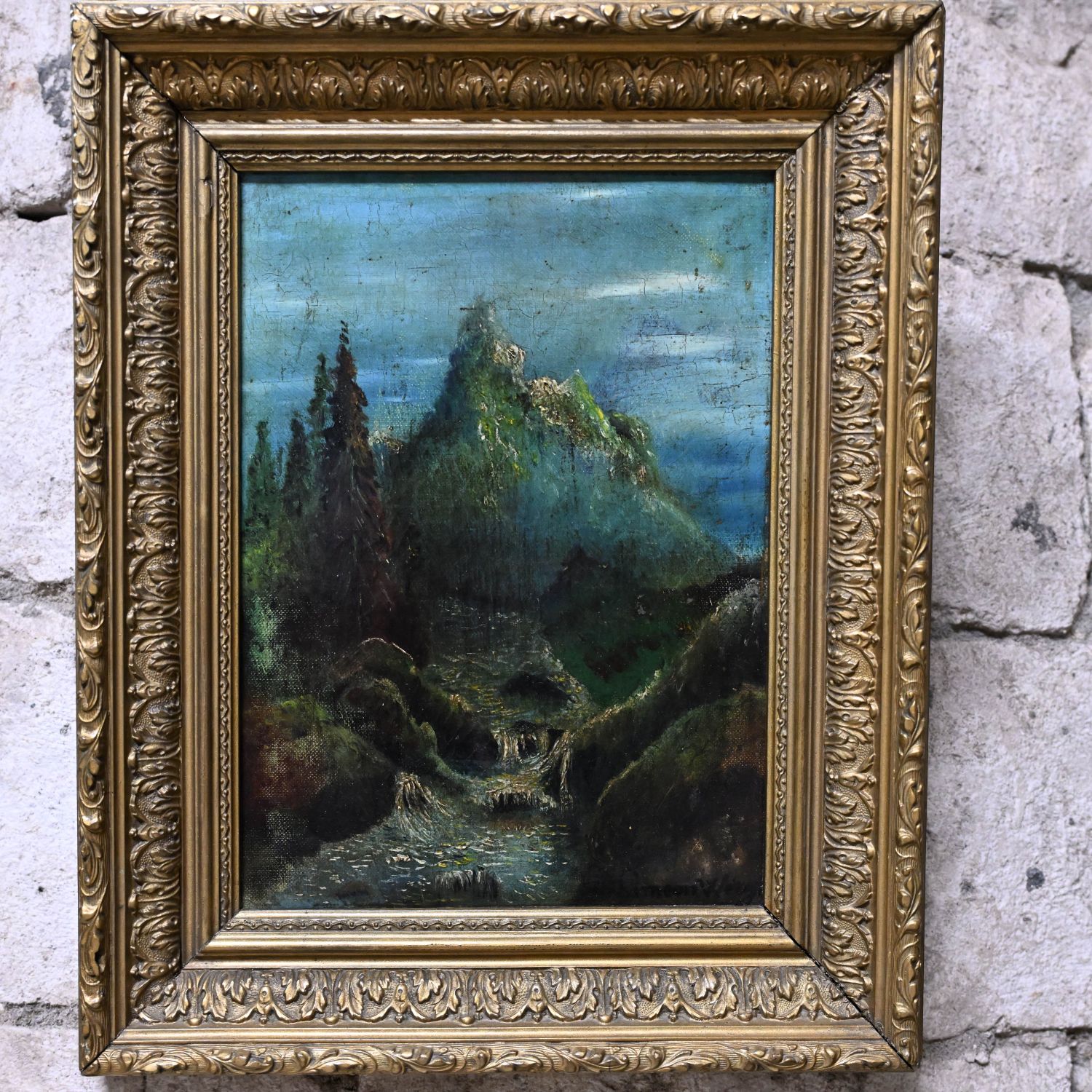 Siméon Wery. Huile sur toile. 23 x 32 cm.