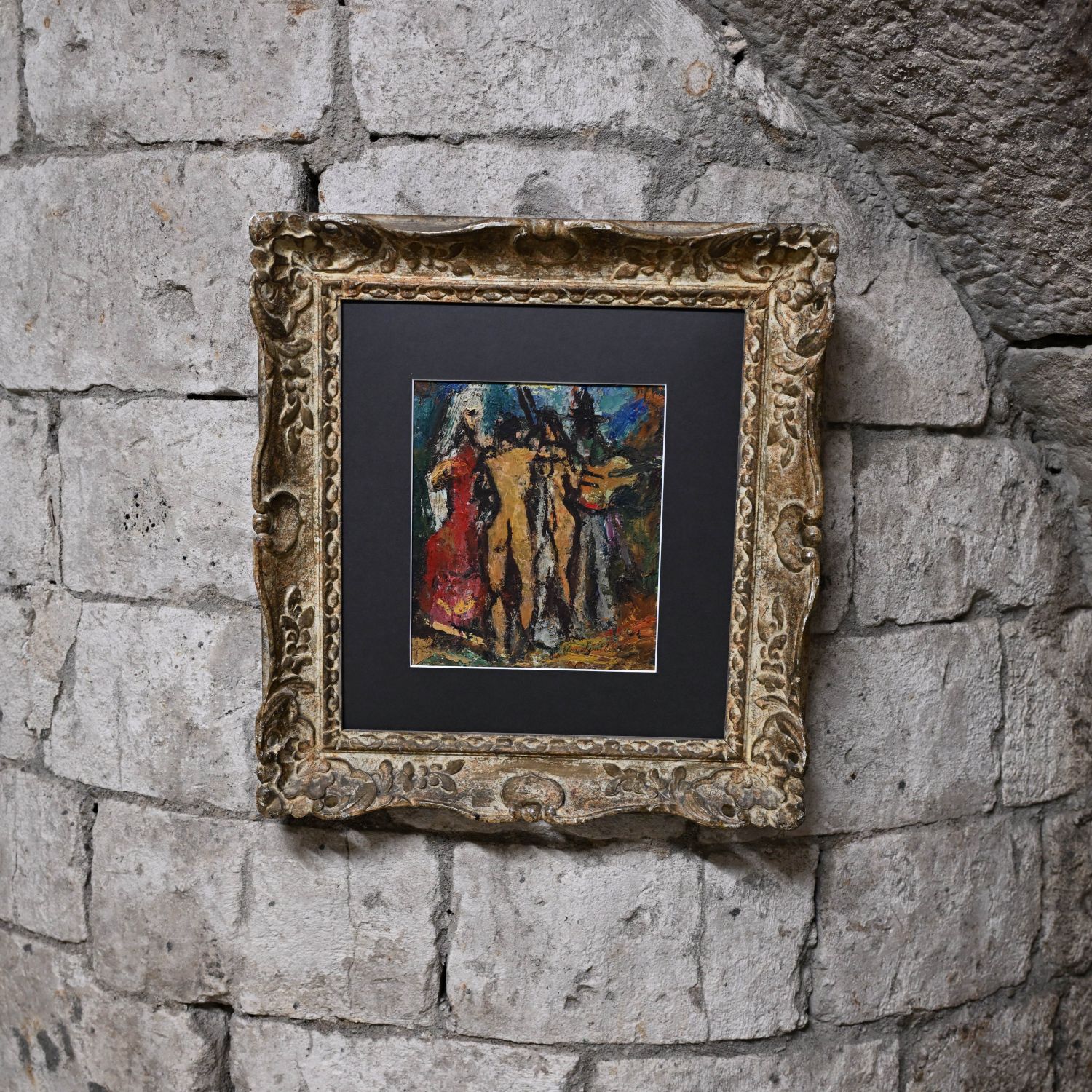 Paul-Louis Guilbert (1886-1970). Huile sur carton contrecollé sur bois. 23 x 15 cm.