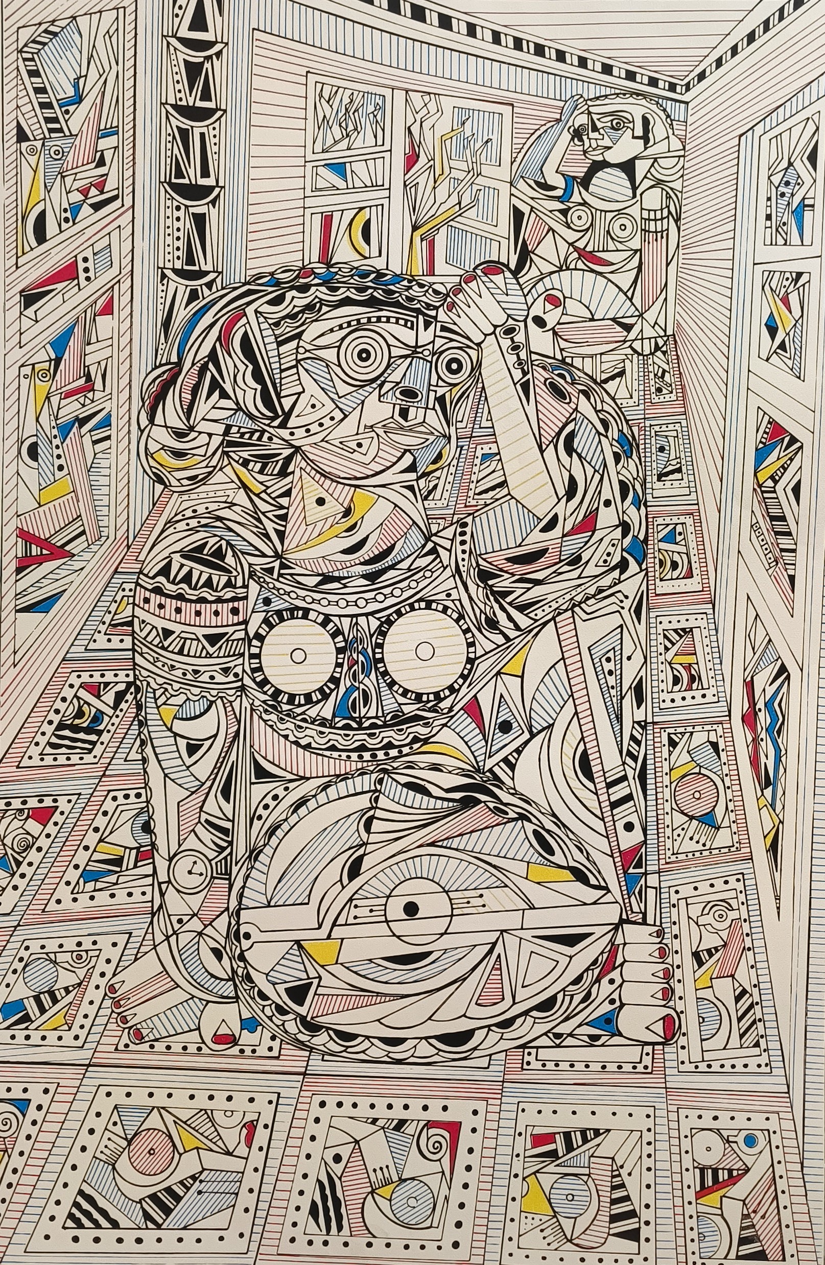 Joseph Chacron. Lithographie. 45,2 x 110 cm.