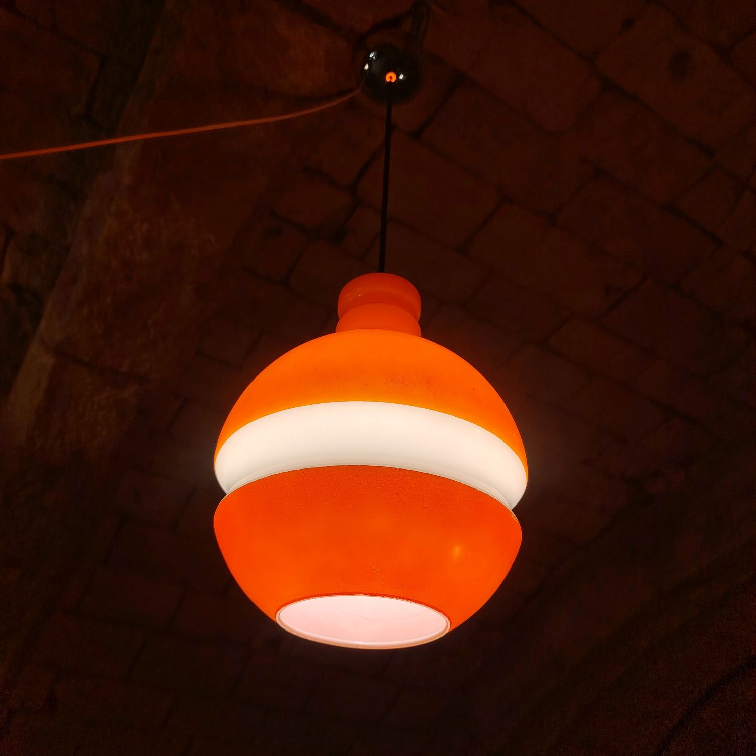 Suspension “Citrouille” — dans le goût de Peill & Putzler, circa 1970