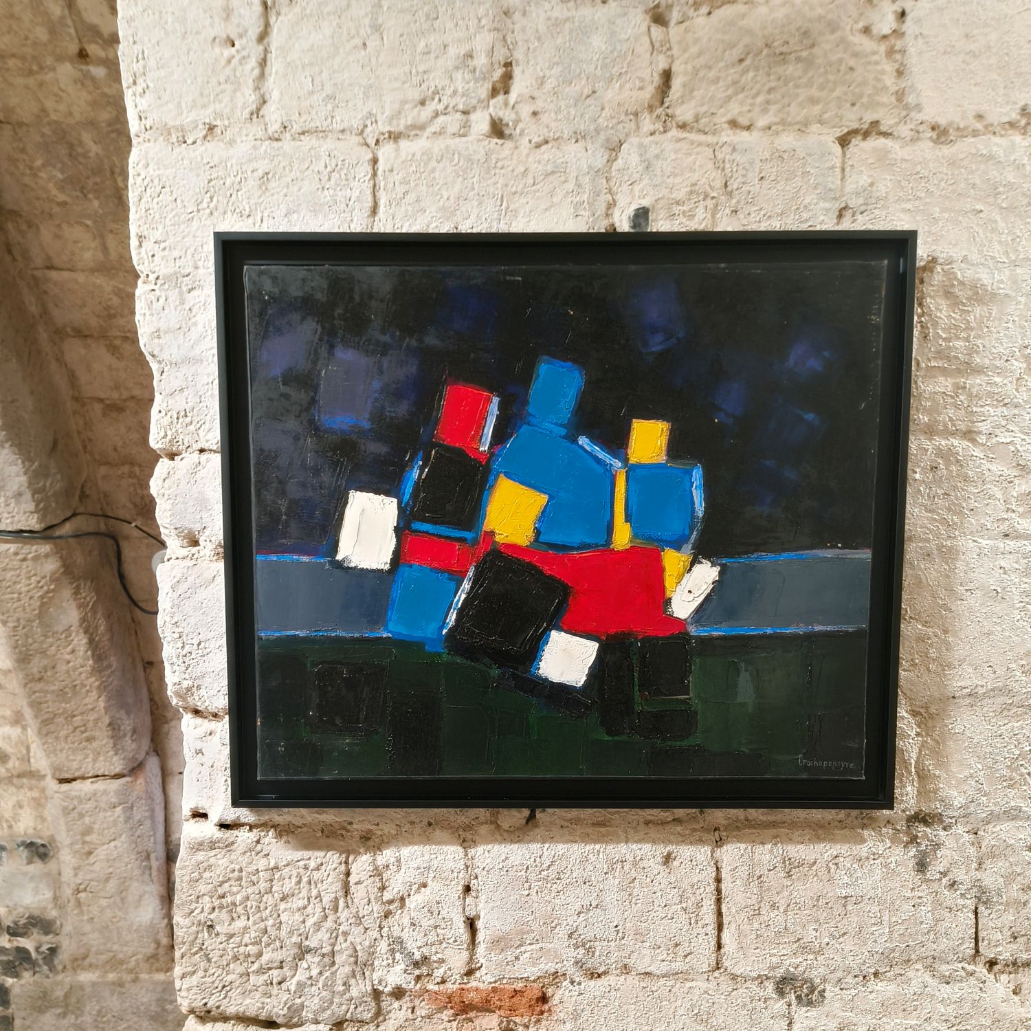 Lucien Crochepepeyre (1928-2000). Huile sur toile. 60 x 73 cm.
