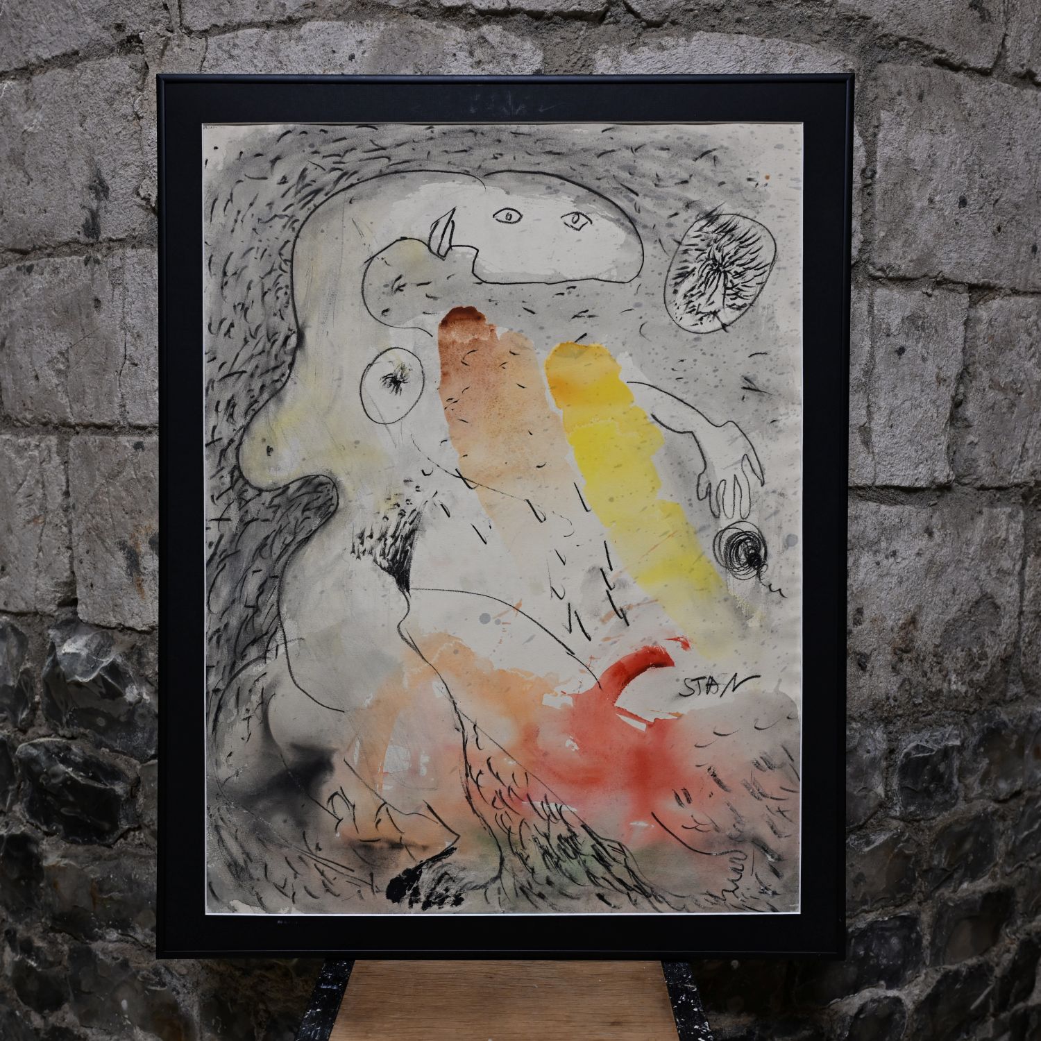 Vladimir Stan (né en 1948), figures aquarellées