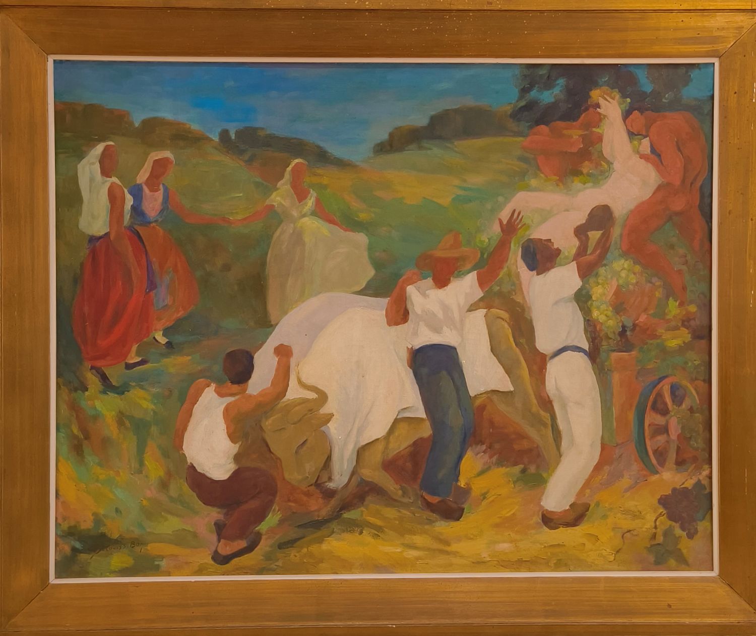 C. Ducousso-Bon. Huile sur toile. 118 x 91 cm.