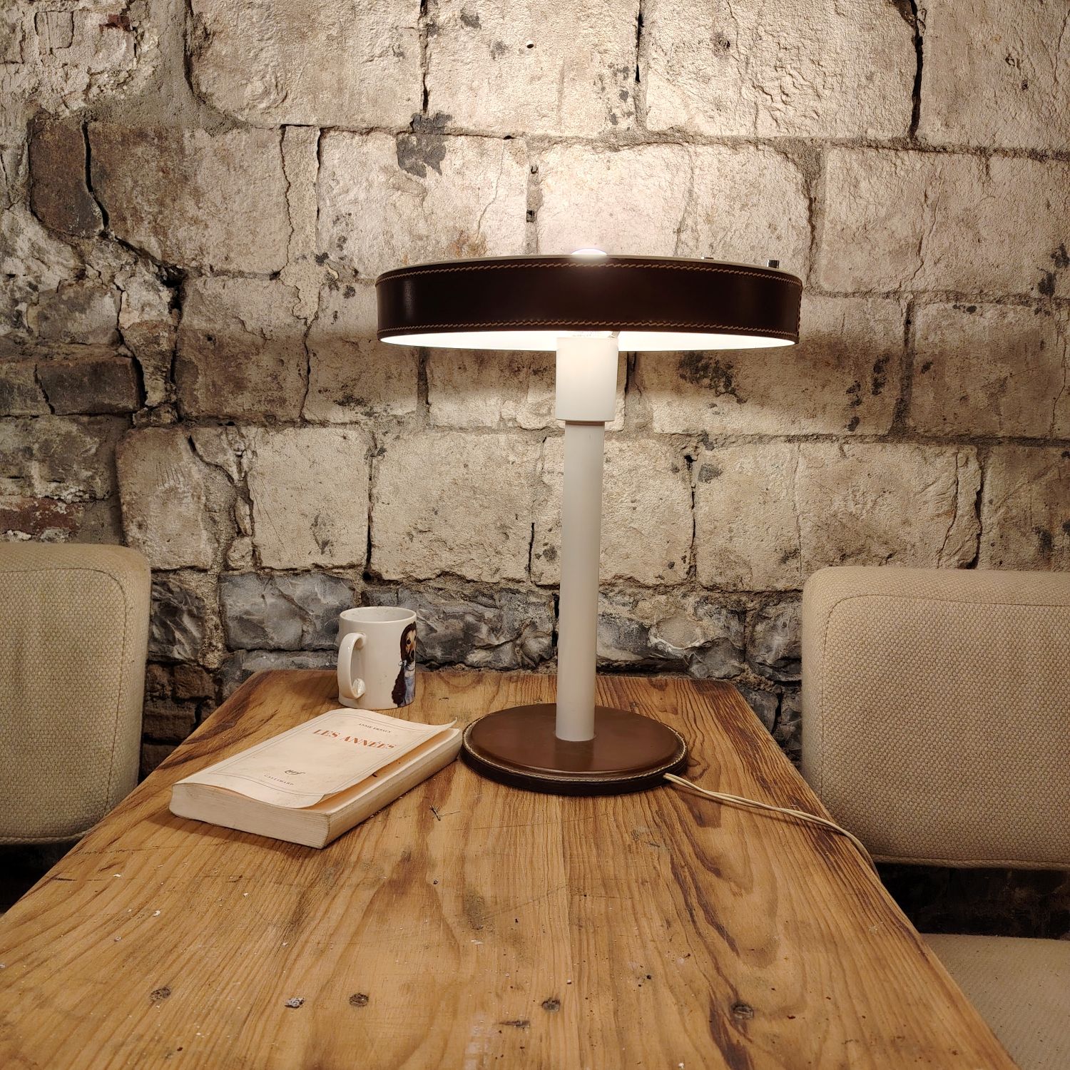 Desk Lamp “Leather”, KALFF, Philips