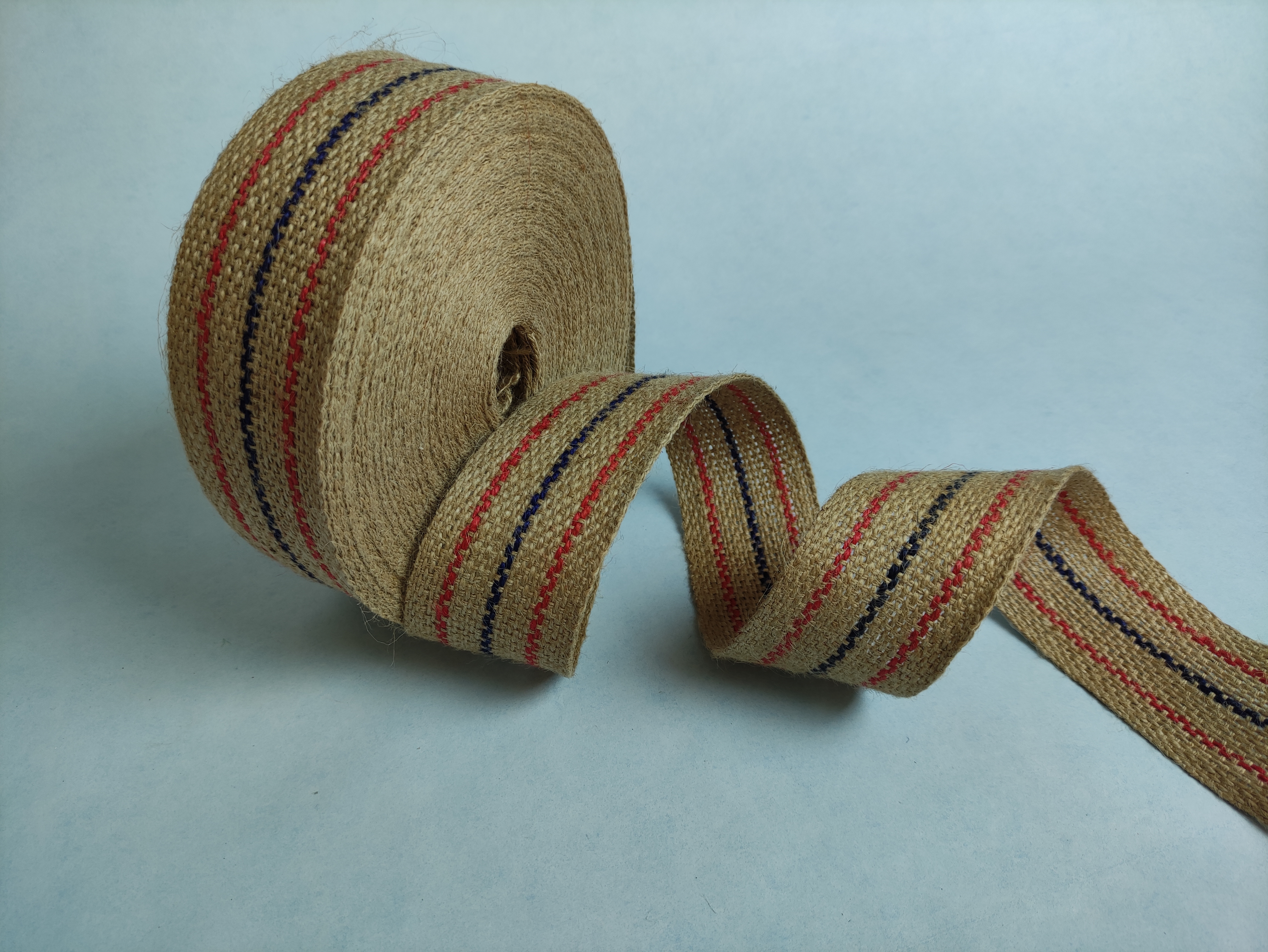 60mm pločio džiuto juosta (tamprumas 0%)