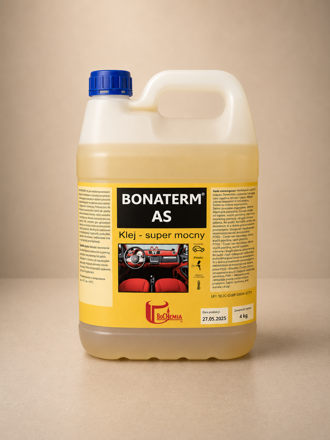 Klijai „Bonaterm AS” – 4kg ( skirti auto pramonei )
