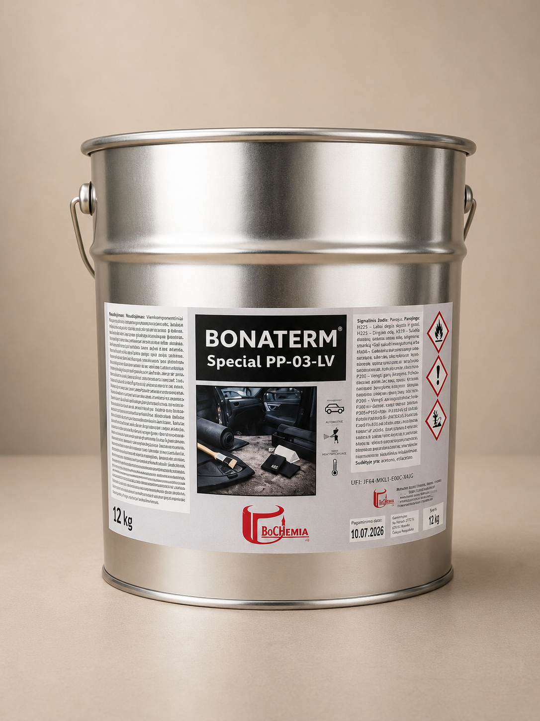 Bonaterm PP-03 LV automobilių panelių klijai - 12kg