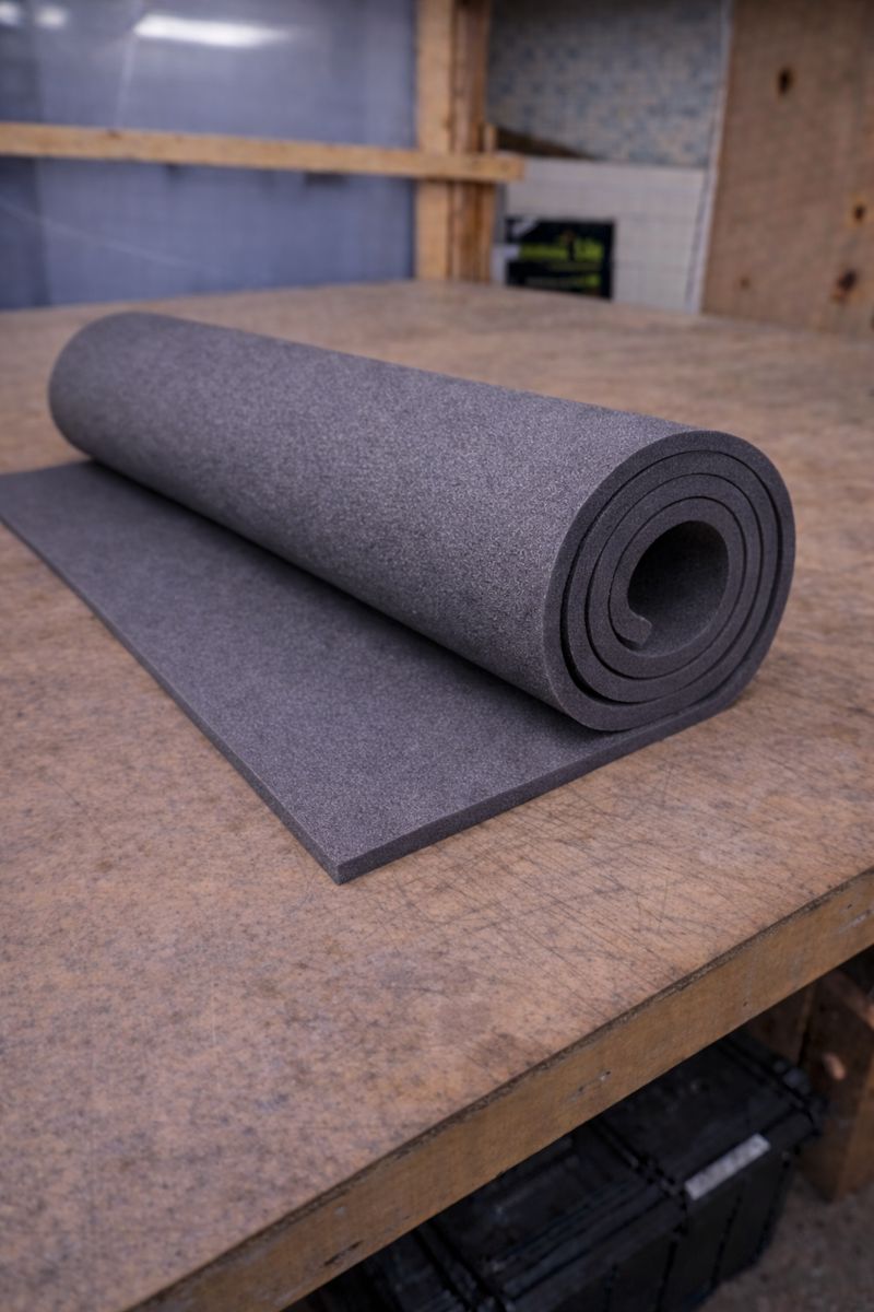 Porolonas juodas 20mm storio 1200mm x 2000mm ( VB2240 )