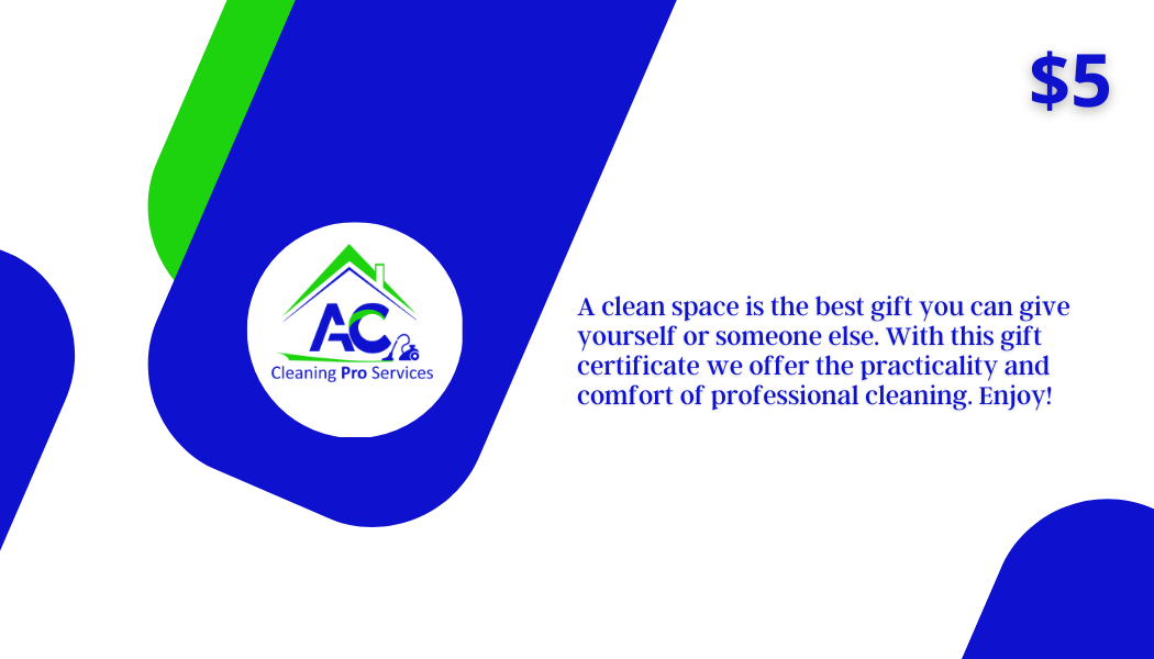 Gift Card Cleaning $5