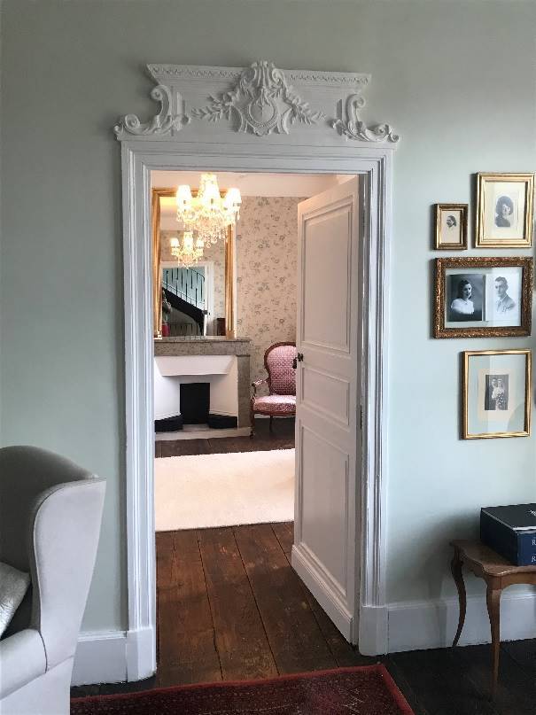 Fronton de porte FR115 - 115 cm x 33 cm (plâtre céramique)