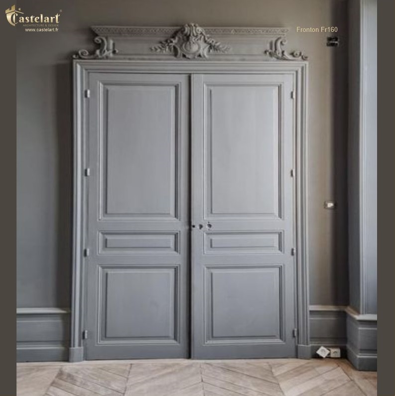 Fronton de porte FR170 - 170 cm x 33 cm (plâtre céramique)