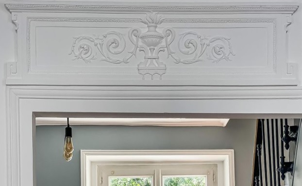 Fronton de porte FR125b - 125 cm x 35 cm