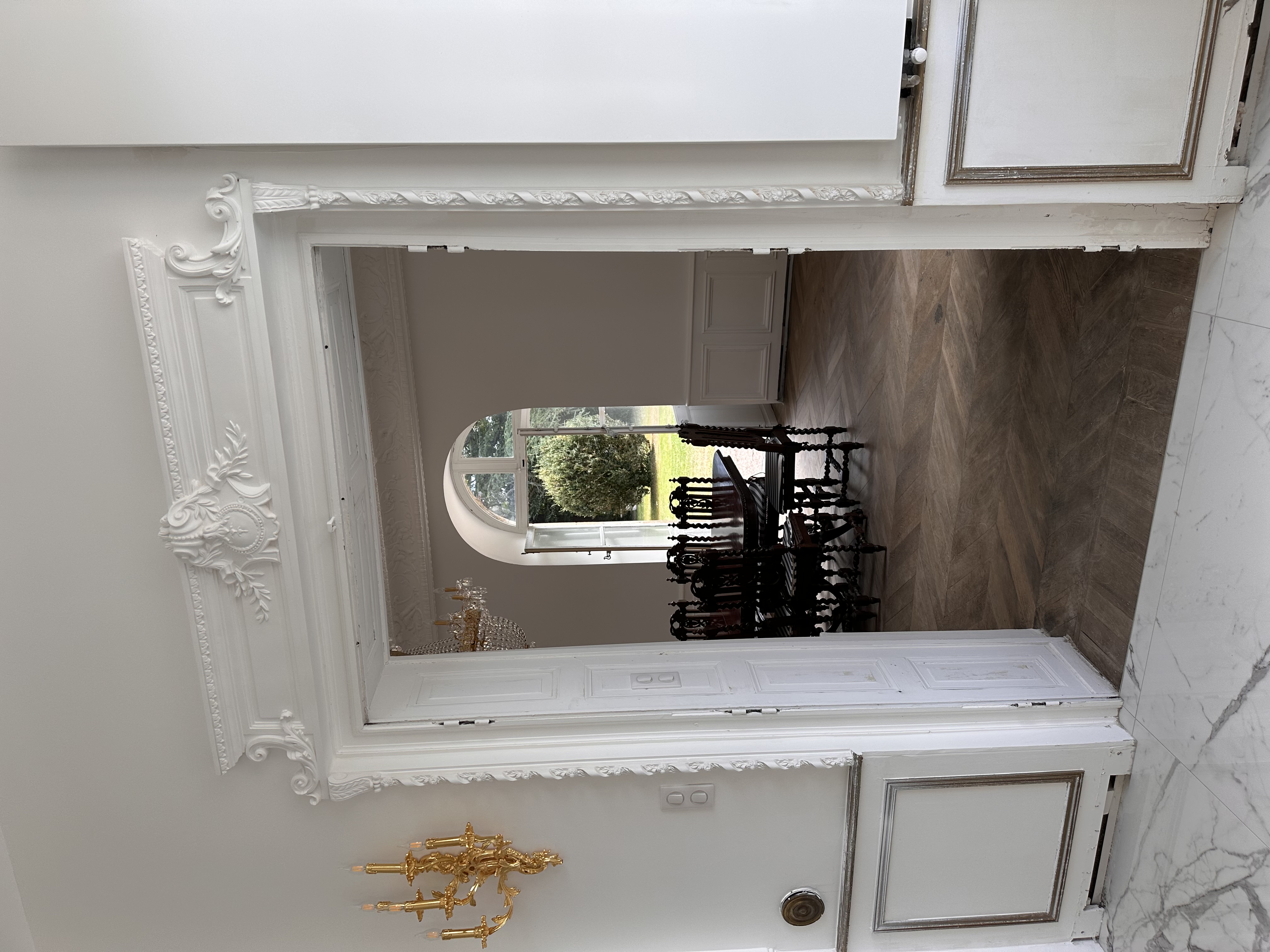 Fronton de porte FR170 - 170 cm x 33 cm (plâtre céramique)