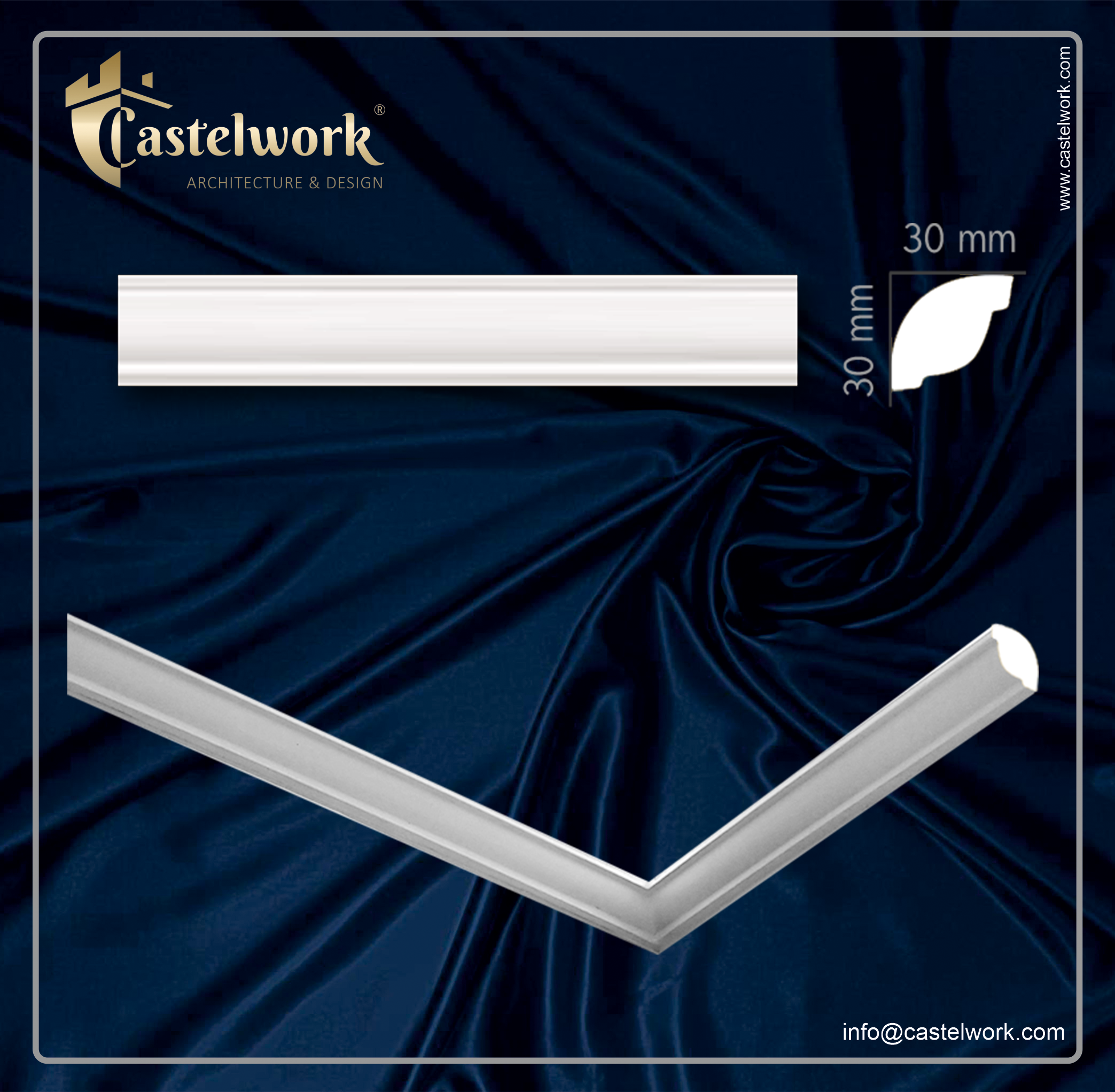 Corniche C15a. Prix : 11,50 / ml