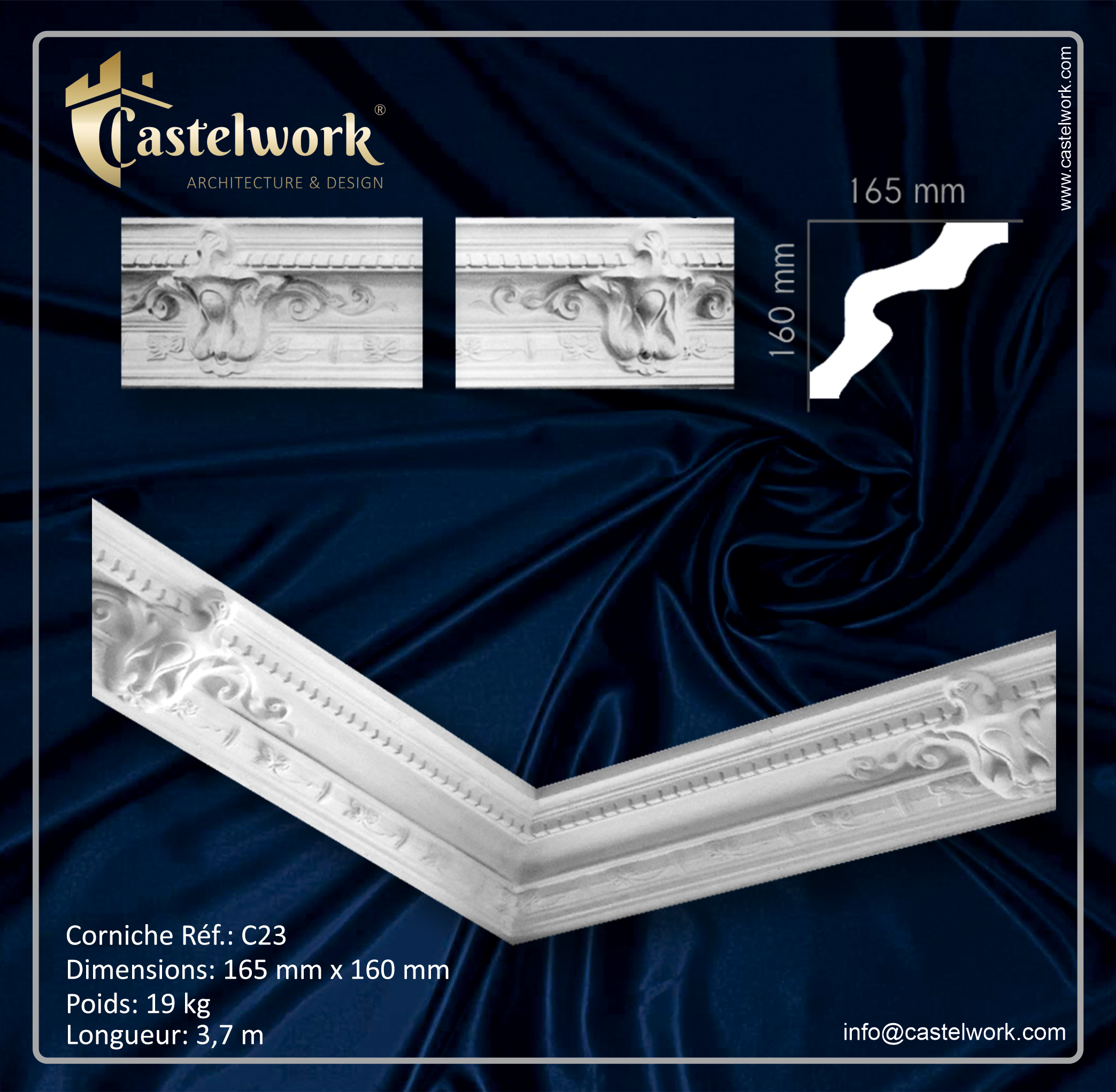 Corniche C23 - 52 € / ml