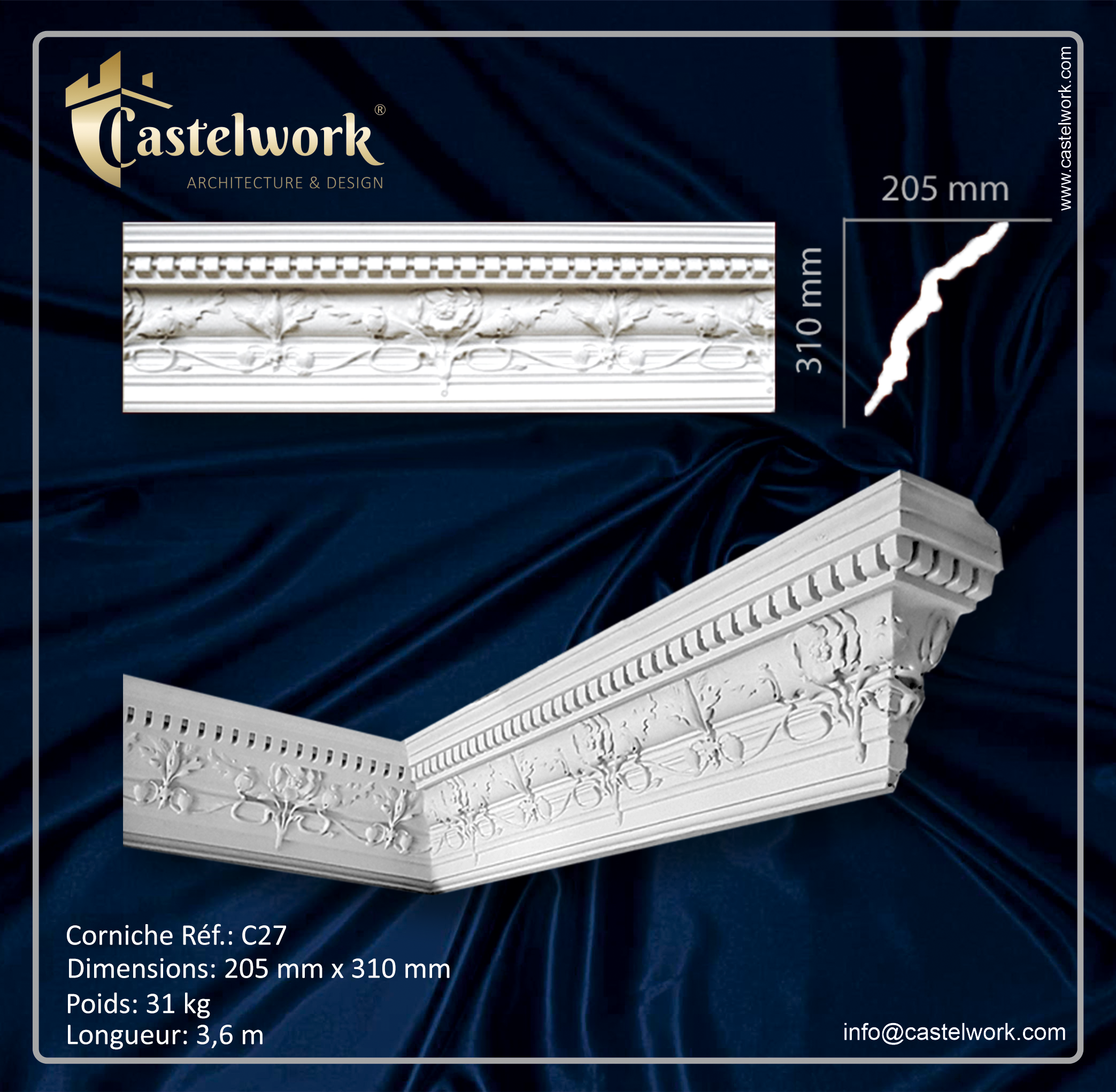 Corniche C27 - 65 € / ml