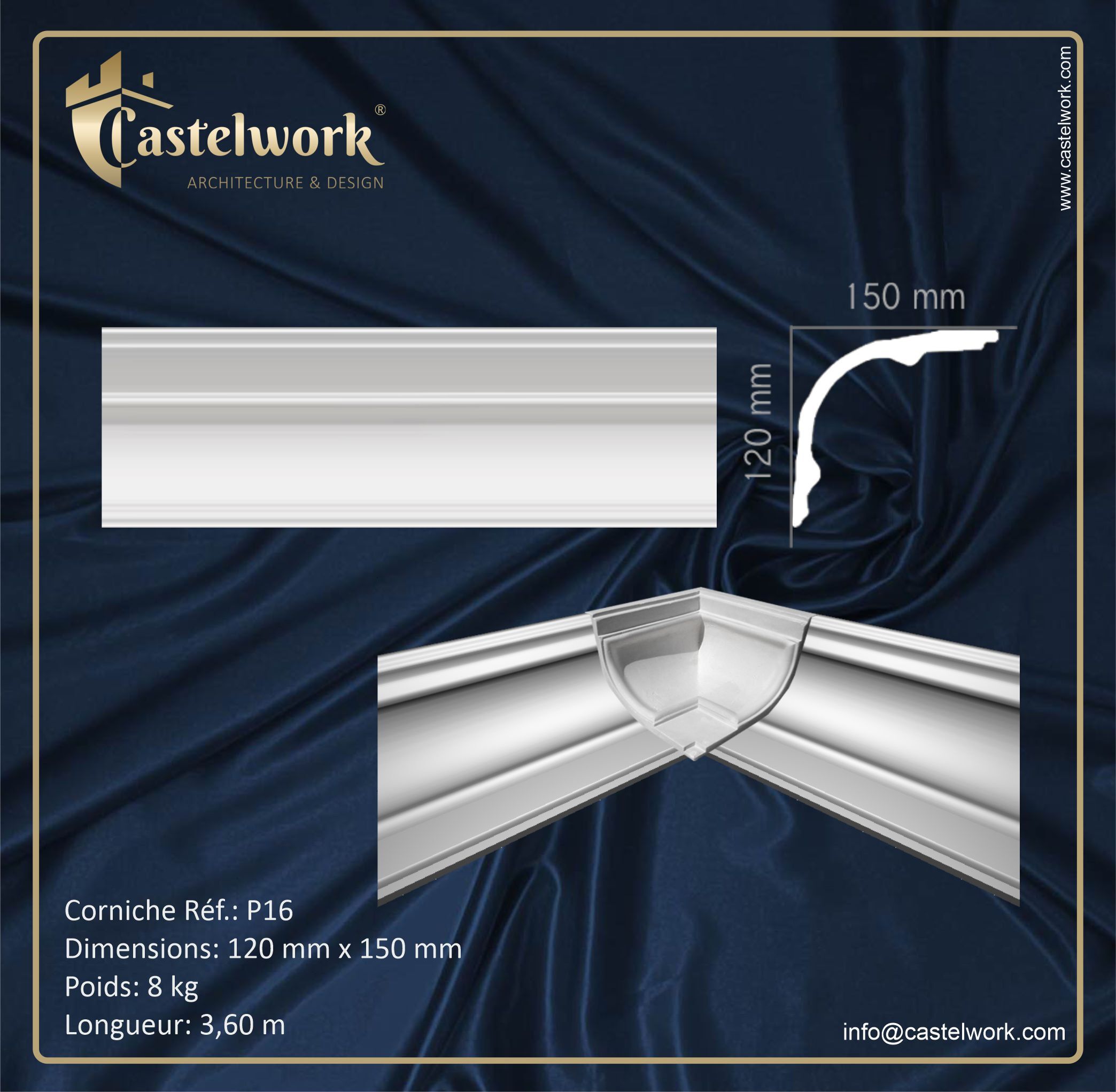 Corniche P16 - Prix 24 € / ml