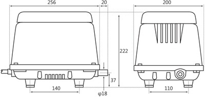 Membraninė orapūtė Hiblow HP - 100