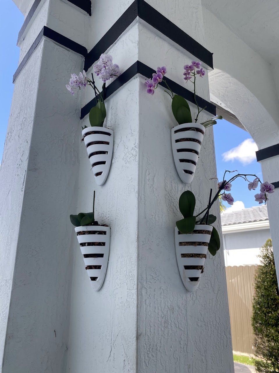 Small Orchid Wall Planter V1 PLA