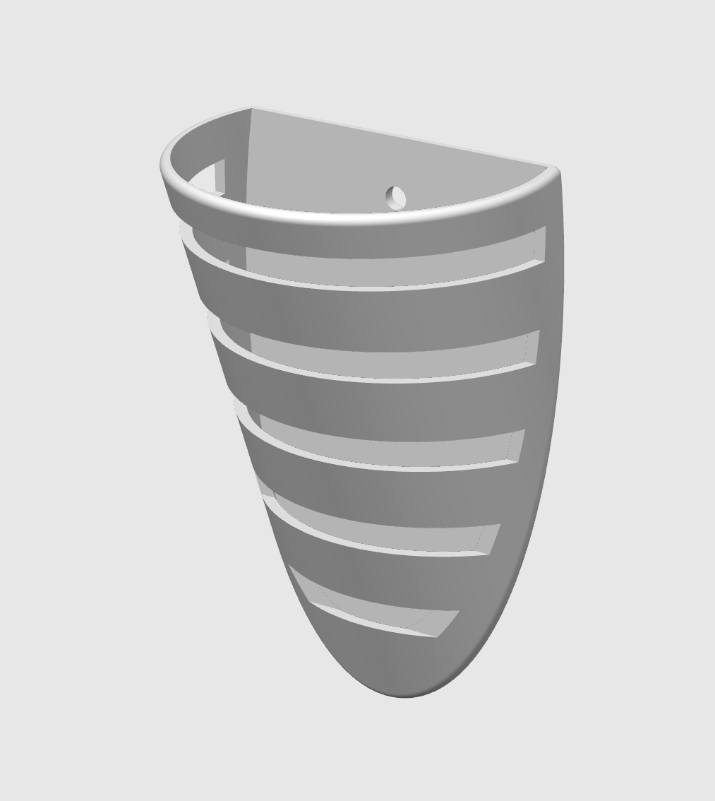 Small Orchid Wall Planter V1 PLA