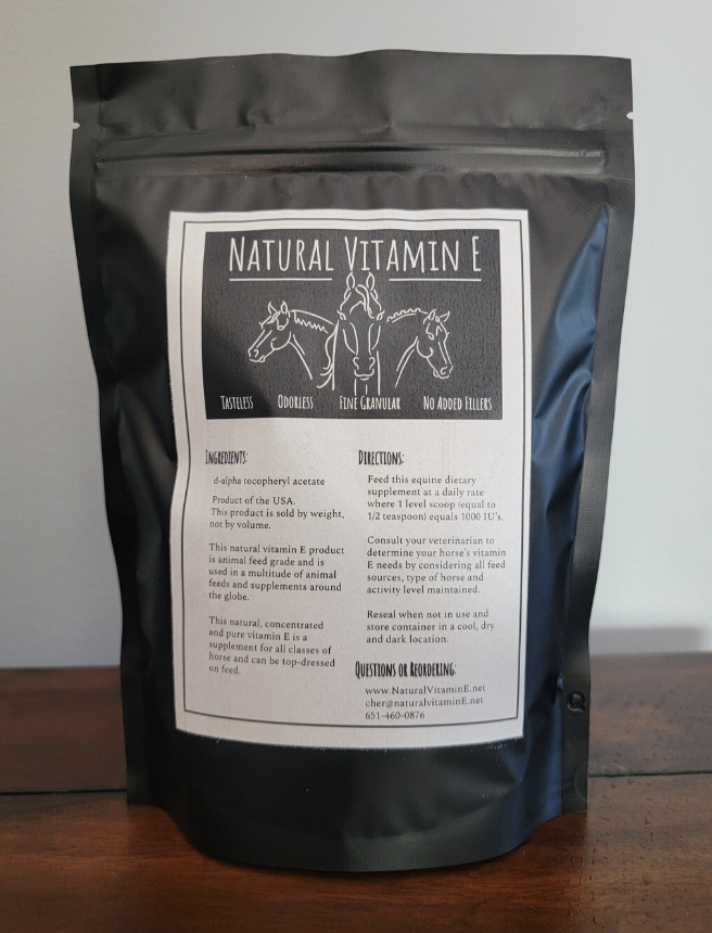 Natural Vitamin E - 6 month Supply @ 2000 IU/day - 360 servings of 1,000 IU's.