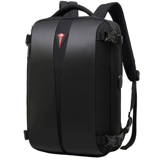 Versatile Black Backpack Large Laptop Backpack for 17-inch Laptop