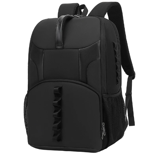 Custom company logo Black Travel backpacks with Laptop layer