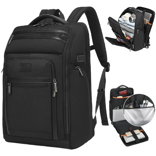 CoolBell Laptop Backpack with USB Charging Port - Waterproof, Business Backpack for Commuting and Travel