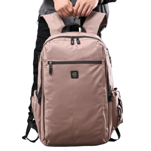 Compact pink Backpack for Commuting and Urban Exploration
