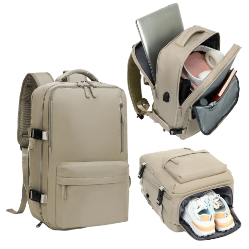 Large-Capacity Travel Backpack Ideal for International Trips