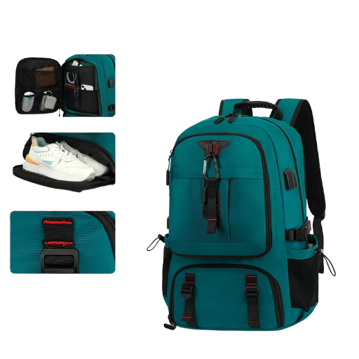 Compact and Foldable Travel Backpack Designed for City Tours