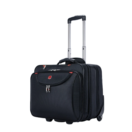 Large-Capacity Waterproof Rolling Backpack for Men and Women