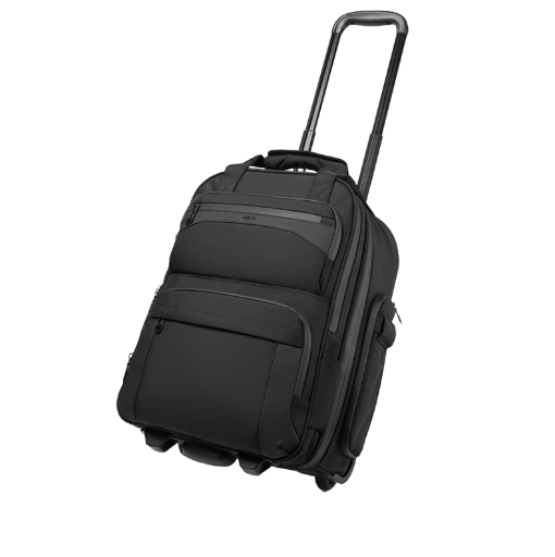 Multi-Functional Rolling Backpack with Organizer Pockets and Wheels