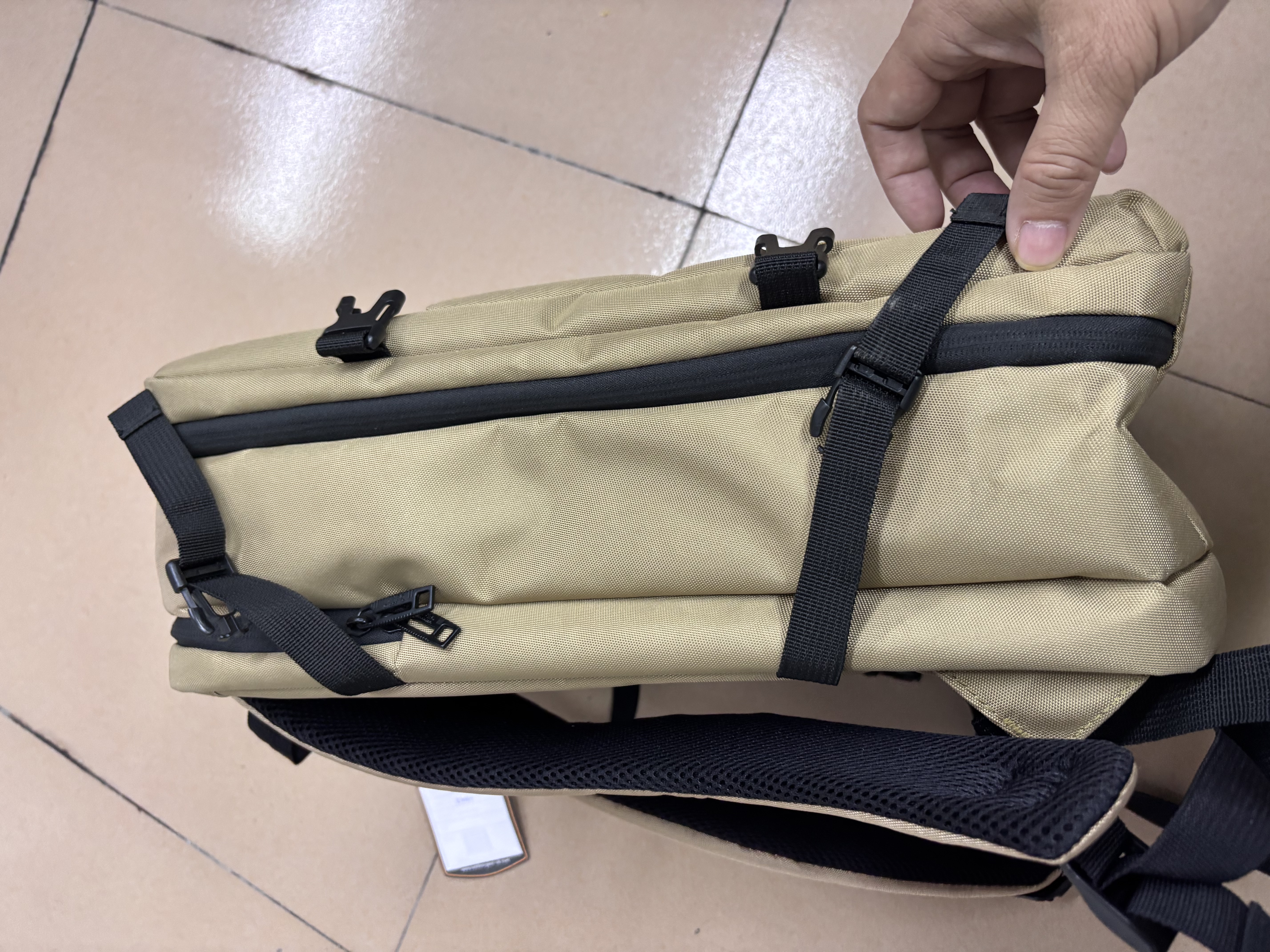 Durable Gray Backpack