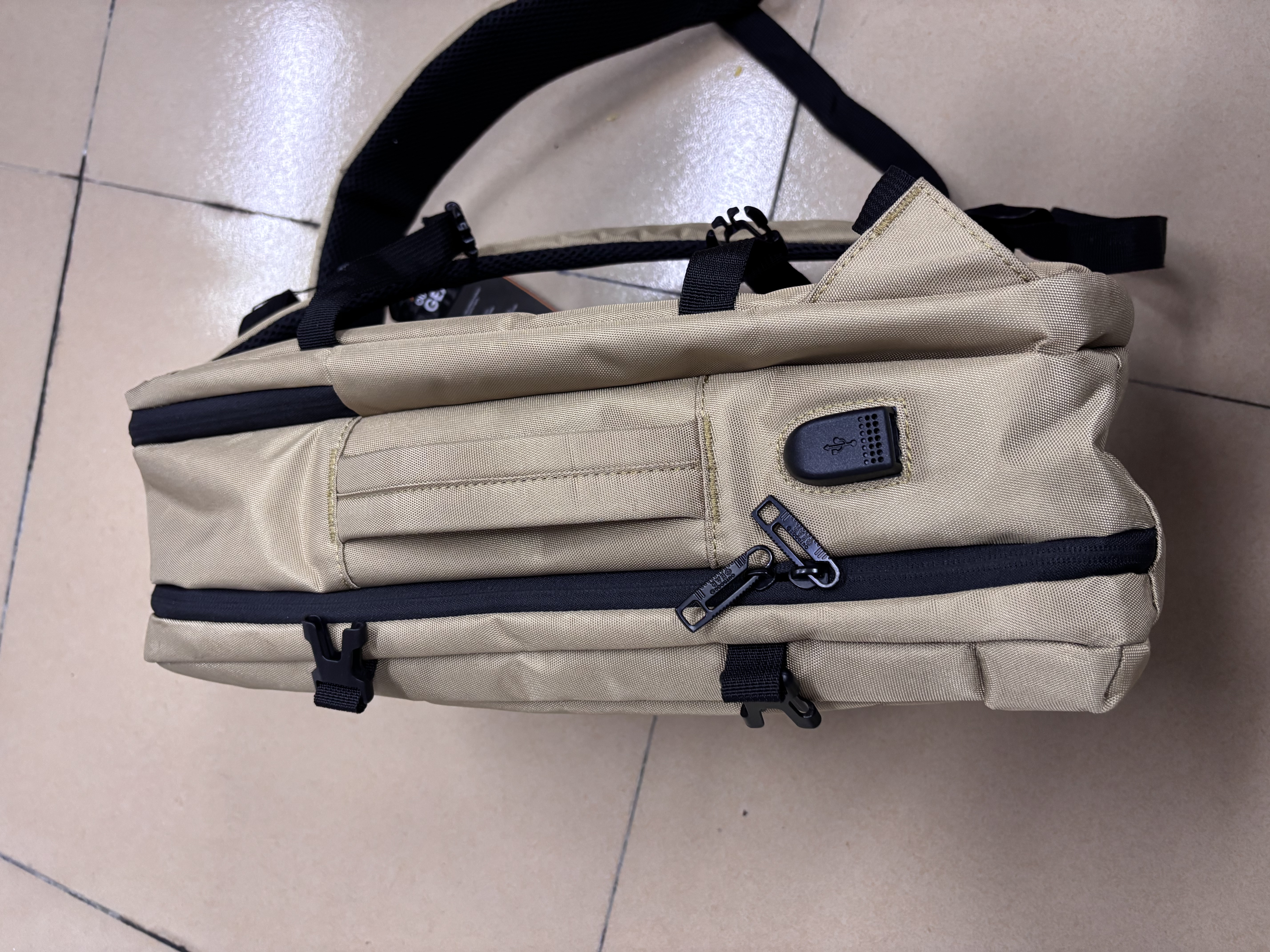 Durable Gray Backpack