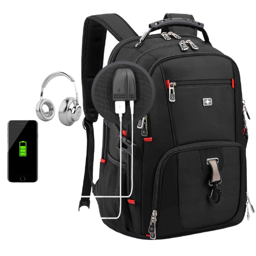 Multi-functional Backpack with USB Charging Port Amazon hot selling custom logo 