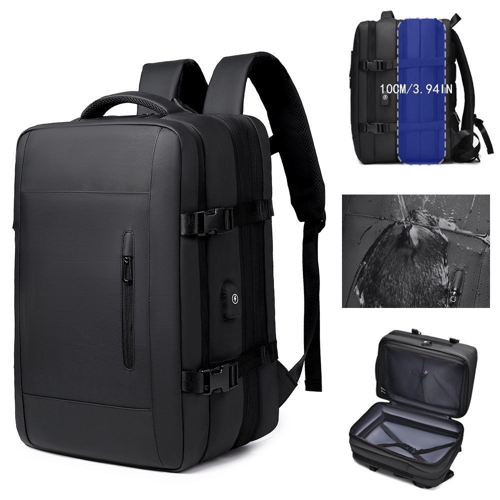 Black Multifunctional Backpack