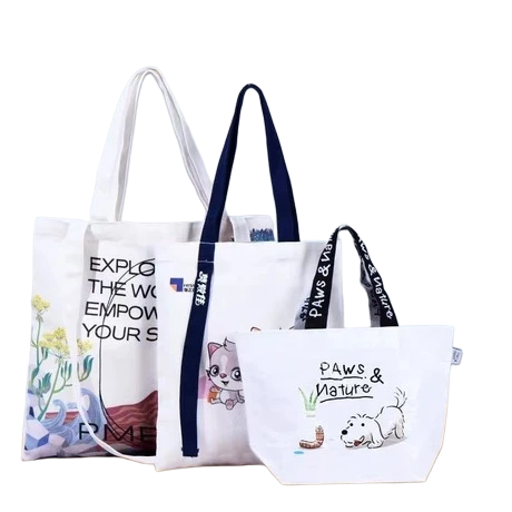 Custom Embroidered Canvas Tote Bags for Business