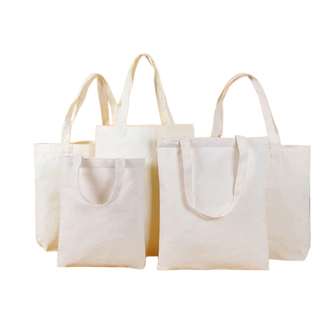 Reusable Canvas Tote Bags with Custom Logo