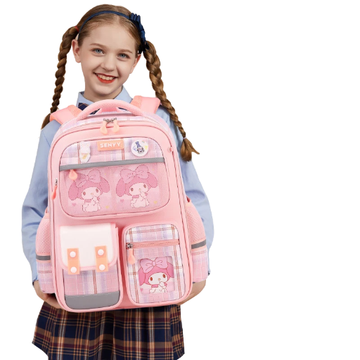 Cute Pink School Backpack Custom Logo School Backpacks for Kids Factory Direct Prices