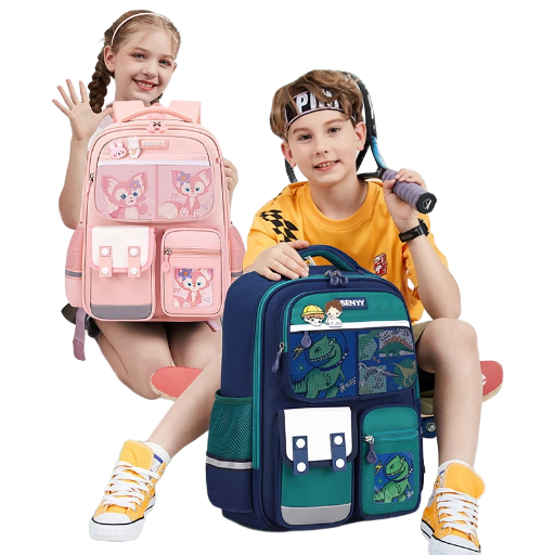 Bulk School Bag Customization for Kids with Personalized Logo