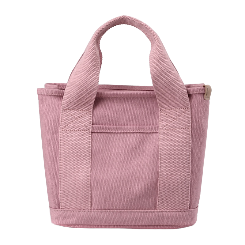 Pink Canvas Tote Bag