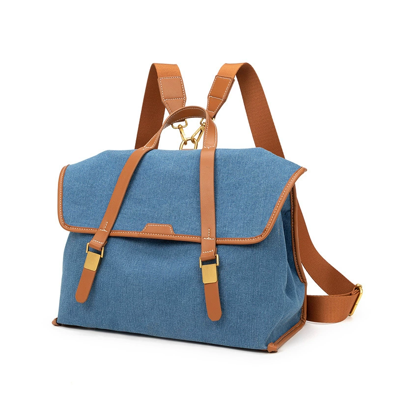 Canvas & Leather Backpack