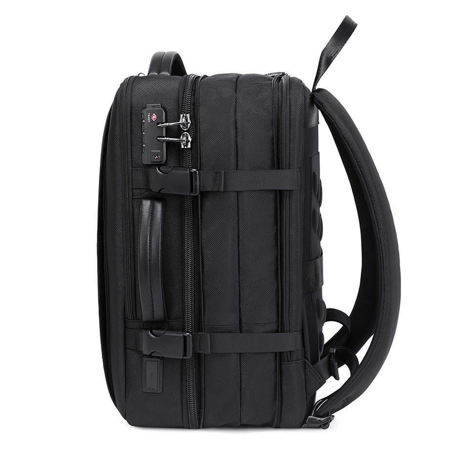 BM-023-16 Large Capacity Men Travel Waterproof Laptop Backpack Fit 16 Inches Laptop Tsa Lock Usb Cable 