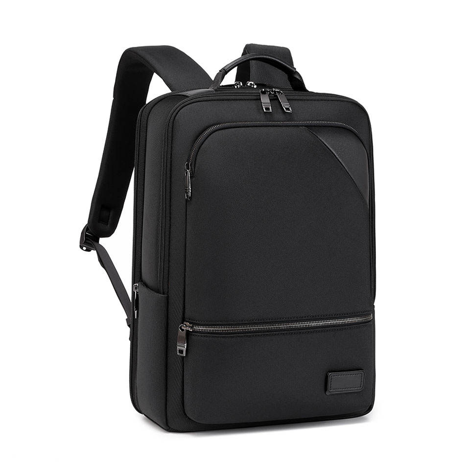 Waterproof Business Laptop Backpack with USB Charging, Durable Work Bag Fits 15.6 Inch Notebook