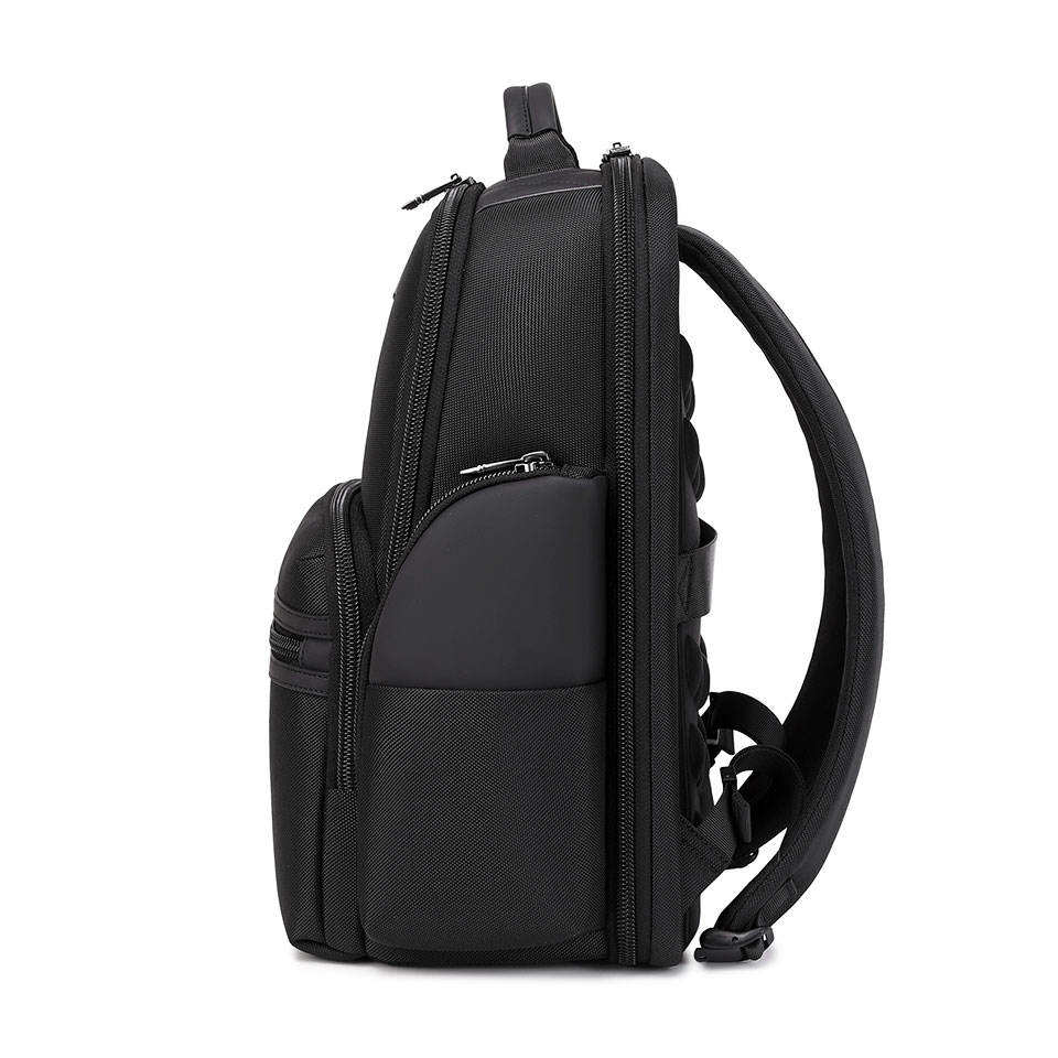 Premium Leather Business Backpack for Laptop Travel and Office Work