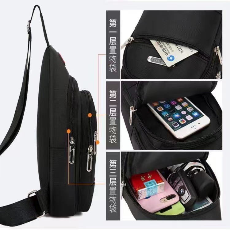 Sporty Sling Bag for Fitness Enthusiasts customized enterprise logo crossbody bag 